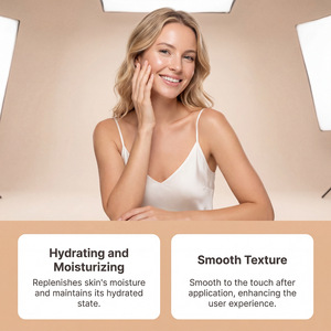 Crema hidratante facial calmante, textura ligera, fácil de aplicar, hidratante, no pegajosa, crema facial diaria adecuada para todo tipo de piel - Product Image 3