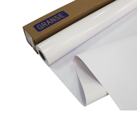 Vinilo Autoadhesivo Eco Solvente en Rollo, Película de PVC PP de 120 micras, Material Imprimible para Calcomanías de Vehículos, Gráficos de Pared, Publicidad