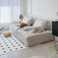 2025 MYUZ usine directe chine moderne tufté siège unique tissu éponge rembourré Compression canapé-lit pour hôtel centre commercial appartement