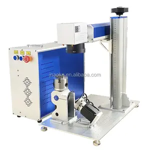 Jewelry metal silver gold laser name necklace 100w fiber cutting engraving marking machine