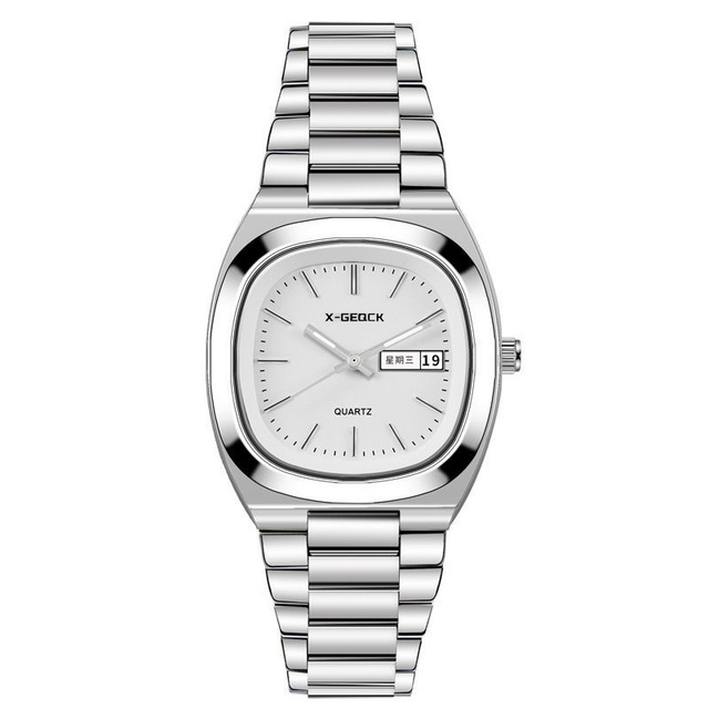 Business Simple Analog Quartz Watch 3ATM Waterproof Latest Original Movement Stainless Steel Strap Luxury