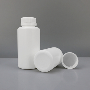 ขวดพลาสติก HDPE สีขาว ขนาด 150 มล. 250 มล. 310 มล. พร้อมฝาเกลียว สำหรับบรรจุผงแข็ง ภาชนะเก็บของแบบเติมได้ เหมาะสำหรับการเดินทาง - Product Image 2