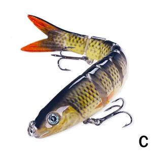 Leurres de pêche personnalisés à 8 segments pour lancer longue distance, avec sonnette, pour la pêche au bar et au dourade - Matériau ABS, pêche en eau douce et en mer - Product Image 4