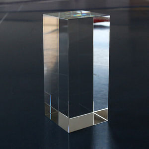 Cristal Óptico Artificial, Prisma Cubo de Vidro Cristalino, Peso de Papel em Acrílico - Product Image 4