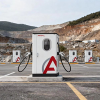AMPPAL 60kw-240kw Nouvelle station de recharge pour véhicules électriques à haute performance et à économie d'énergie, deux pistolets, commerciale, pour la maison, pour voiture électrique