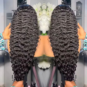 Peluca de Cabello Humano Virgen de 40 Pulgadas de Largo, Cabello Vietnamita Natural con Ondas Profundas, 250% de Densidad, Cabello Rizado Birmano, Pelucas de Cabello Indio Liso - Product Image 1