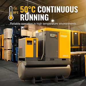 <span class=keywords><strong>Compresor</strong></span> de Aire Industrial 4 en 1 de Tornillo de 5.5 Kw 7.5 <span class=keywords><strong>HP</strong></span> 7.5KW 10HP con Tanque de 300 500l 1000 <span class=keywords><strong>Litros</strong></span> 15KW 20HP 22KW 30HP - Product Image 2