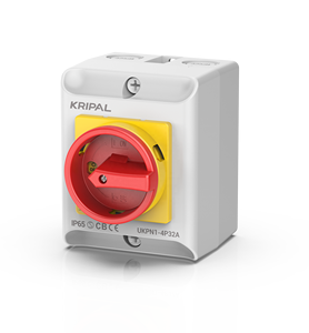 Interrupteur disjoncteur manuel à 3 pôles en cuivre PC IP65 20 ampères, interrupteur marche-arrêt - Product Image 1