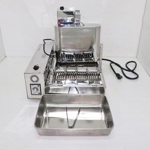 Thép không gỉ <span class=keywords><strong>Donut</strong></span> Fryer 4 rows Mini <span class=keywords><strong>Donut</strong></span> Máy làm thương mại - Product Image 1