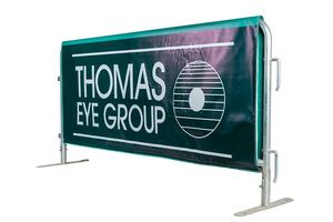 Heavy-Duty Portable Barrier Jacket Foldable Event Fence Covers for Trade Shows <b>Road</b> Advertising Crowd Tradeshows' Banners' - Product Image 2