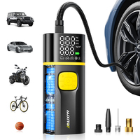 Gonfleur de pneus AUXITO Compresseur d'air portable 150 PSI Pompe à air sans fil avec batterie rechargeable 7800mAh pour pneus de voiture