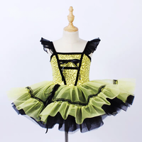 Ballet Tutu jupe princesse paillettes scène Performance Costume gaze gonflée Silhouette taille naturelle robe de danse professionnelle