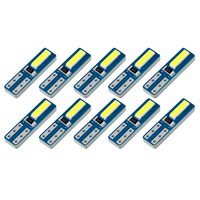 A80 LED Wedge BulbT5 7020 2SMD W3W W1.2W Auto Interior salpicadero instrumento lámpara coche salpicadero iluminación