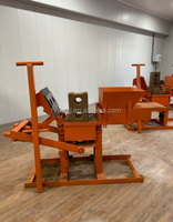 Machine à mouler des briques manuelle et automatique, nouvelle vente chaude, pas besoin d'électricité, machine à fabriquer des briques en argile