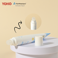 Tube souple à bec verseur biseauté de 20g avec logo personnalisé, bouchon à vis transparent, petit tube vide pour cosmétiques et soins des lèvres – Vente en gros