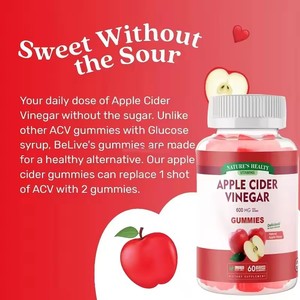 Gummies au vinaigre <span class=keywords><strong>de</strong></span> <span class=keywords><strong>cidre</strong></span> <span class=keywords><strong>de</strong></span> <span class=keywords><strong>pomme</strong></span> (ACV) KETO pour femmes, marque privée OEM ODM, complément alimentaire <span class=keywords><strong>sans</strong></span> <span class=keywords><strong>sucre</strong></span> pour la digestion et un ventre plat - Product Image 5