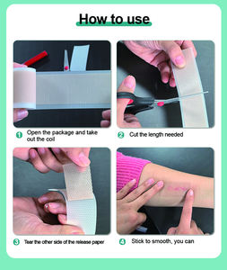 Bandes de <span class=keywords><strong>gel</strong></span> de <span class=keywords><strong>silicone</strong></span> souple de qualité médicale pour la réparation des plaies et la gestion des cicatrices, hypoallergéniques, pour l'élimination des cicatrices - Product Image 5