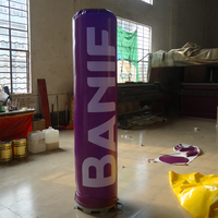 Colonne LED gonflable couleur changeante, vente en gros, 10 pièces