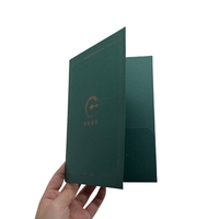 Carpeta de archivos de 1 bolsillo para fiesta de boda, carpetas de papel de impresión CMYK personalizadas con logotipo, carpetas de invitación personalizadas