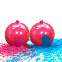 Balle de baseball de révélation du sexe en poudre d'amidon de maïs écologique de haute qualité, bleue et rose, pour fête de bébé, remise de diplôme, Nouvel An