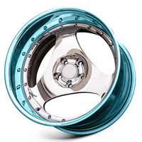 Jantes forgées RCSR Deep Concave Dish Polished T6061 2 3 pièces 5X114.3 en alliage 18 19 20 21 22 23 24 pouces pour Golfdella Volkswagen