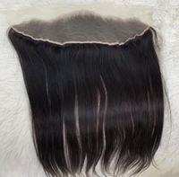 En gros Closure Cheveux Vierges Non-Remy 100% Densité, Base Partie, Pré-épilée, Dentelle HD en Soie Fine, Nœuds Petits, Bouclés Crépus Birmans
