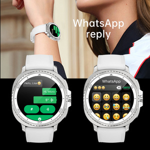 [Source d'approvisionnement directe] Montre connectée SU02 avec <span class=keywords><strong>lunette</strong></span> rotative AMOLED, étanche pour la natation, podomètre, surveillance de la fréquence cardiaque - Product Image 4