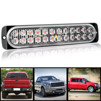 Clignotant stroboscopique Led voyant d'avertissement d'urgence pour camion tout-terrain remorque voiture Led travail lumière côté marqueur feux d'avertissement 24 LED