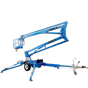 Nacelle élévatrice tractable Luck, plateforme de travail en hauteur 12m 24m, vente chaude - Product Image 3