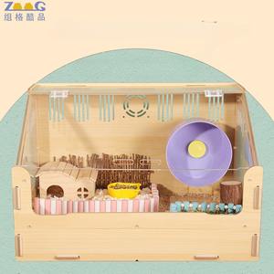 Prezzo all'ingrosso della fabbrica grande gabbia di criceto in legno Syrian rat Gabbia per cavia con tutti gli accessori - Product Image 4