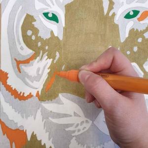 ปากกาสีอะคริลิค <span class=keywords><strong>Flysea</strong></span> สำหรับระบายสีบนหิน ผ้าใบ กระดาษ และไม้ - Product Image 3