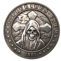 Pièce de monnaie commémorative personnalisée pour Halloween, pièce de monnaie de collection sur le thème de la citrouille