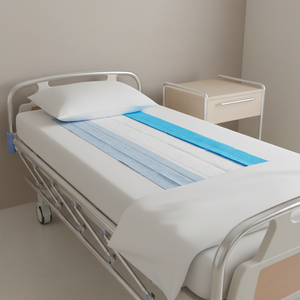 Matelas médical chirurgical jetable 5 plis en pâte de cellulose pour transfert d'ambulances, drap de lit imperméable non tissé, sous-couche absorbante - Product Image 1