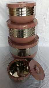 Ensemble de 4 casseroles géantes rayées modernes de 16 L pour la vente en gros aux marchés majeurs d'Afrique et du Moyen-Orient - Product Image 5