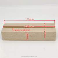 Lampe de nuit LED 3D à faire soi-même, base en bois, lampe de table LED rectangulaire, bases en bois, veilleuse, télécommande sans fil RGB, éclairage