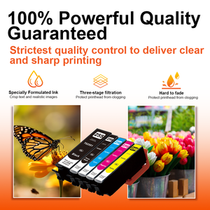 Topjet T255 T256 T2551 T2561 256 <span class=keywords><strong>255</strong></span> cartouche d'encre couleur Compatible pour imprimante <span class=keywords><strong>XP</strong></span>-801 Epson Expression XP601 XP701 - Product Image 4