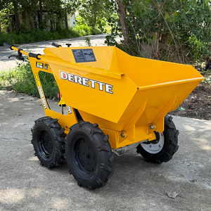 Mini-dumper Derette T25, capacité 300 kg, 4x4, <span class=keywords><strong>moteur</strong></span> essence, <span class=keywords><strong>brouette</strong></span> motorisée pour la construction, le jardin, prix usine - Product Image 1