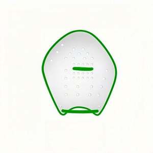 Palettes de natation transparentes transparentes à la main sangle réglable PP + matériau en silicone conçu pour les filles améliorant la natation - Product Image 6