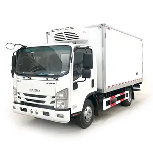 Isuzu 4x2 Luz Frigorífico Caminhão Personalização Transporte Alimentos freezer caminhão pequeno Frigorífico Para Venda