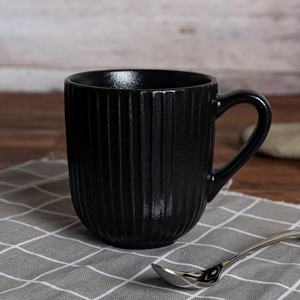 Tazze in ceramica a coste <span class=keywords><strong>HAPPY</strong></span> GO Set di 4 moderne tazze con finitura opaca per tazze da <span class=keywords><strong>caffè</strong></span> e tè in gres resistente - Product Image 4