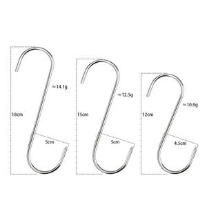 Vente flash - <span class=keywords><strong>Crochet</strong></span> de boucher en acier inoxydable en forme de S - <span class=keywords><strong>Crochet</strong></span> à viande multifonctionnel <span class=keywords><strong>pour</strong></span> hôtels et restaurants - Product Image 4