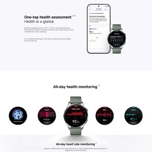 Reloj Inteligente Xiaomi 5 de 41-43 mm con Pantalla Táctil AMOLED, Caja de Acero Inoxidable, Correa Textil, Unisex, Monitor de Actividad Física - Product Image 2