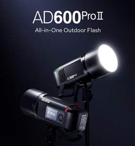 Nuevo <span class=keywords><strong>Godox</strong></span> <span class=keywords><strong>Ad600</strong></span> <span class=keywords><strong>Pro</strong></span> Ad600pro Ii 600ws Flash de Estudio con Batería de Litio de Gran Capacidad, Flash Externo de Alta Velocidad - Product Image 2