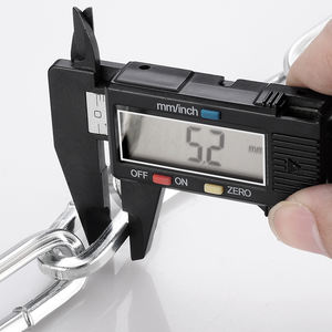 टिकाऊ स्टील साइकिल और मोटरसाइकिल एंटी-चोरी पैडलॉक सार्वभौमिक वर्ग सिर समायोज्य और हटाने योग्य सुविधा हैप्पस LT-060 - Product Image 5