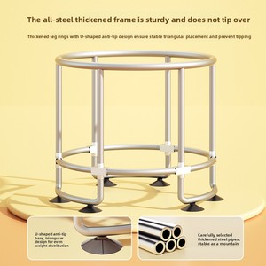 <span class=keywords><strong>Trampolín</strong></span> de <span class=keywords><strong>Fitness</strong></span> Interior para Niños con Red de Seguridad, Cama Elástica Pequeña, Juguete para Bebés, Modelo HG-26 - Product Image 3