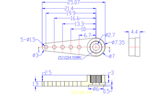 Servo Digitale Micro Feetech FT2331M da 3kg per Aeromodelli RC - Product Image 6