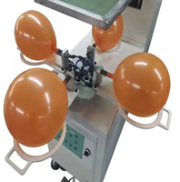 Máquina de Serigrafía Semiautomática 2026 para Impresión de Logotipos en Globos, Impresora Rotativa de 4 Estaciones para Uso Industrial