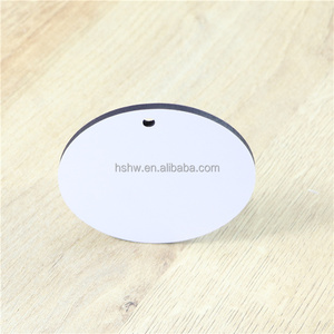 MDFSUB fabbrica personalizzato MDF cerchio natale ornamenti personalizzati sublimazione decorazione stampa di calore fai da te decorazioni in legno - Product Image 6