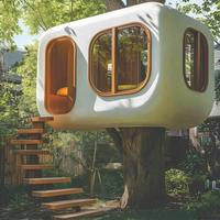 Capsule spatiale intelligente portable, design adaptable à plusieurs scénarios, pour la sieste au bureau, l'entretenissement privé, hébergement temporaire compact
