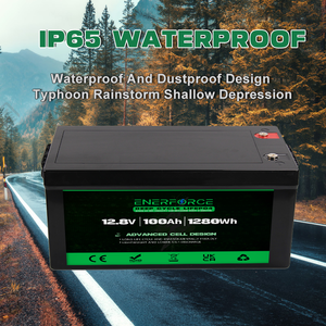 Enerforce 12 v Deep Cycle Solar Marine Volt Lithium Ion <b>Batteries</b> <b>12V</b> 100ah <b>Battery</b> - Product Image 3